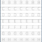 Kindergarten Letter Tracing Worksheets Pdf - Wallpaper Image intended for Tracing Letters Activity Sheets