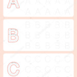 Kindergarten Tracing Letters Worksheets Alphabet Trace for Kindergarten Tracing Letters