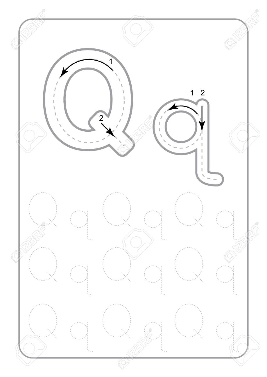 Kindergarten Tracing Letters Worksheets Monochrome Tracing Letters.. in Tracing Letters