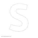 Large Alphabet Stencils | Freealphabetstencils with regard to Tracing Stencils Letters