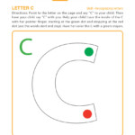 Letter C | Resources | Whole Child within Tracing Letters With Fingers