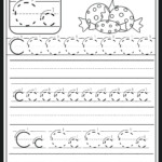 Letter C Tracing Sheet Letter C Worksheet Preschool Letter B within Trace Letter C Worksheets Preschool