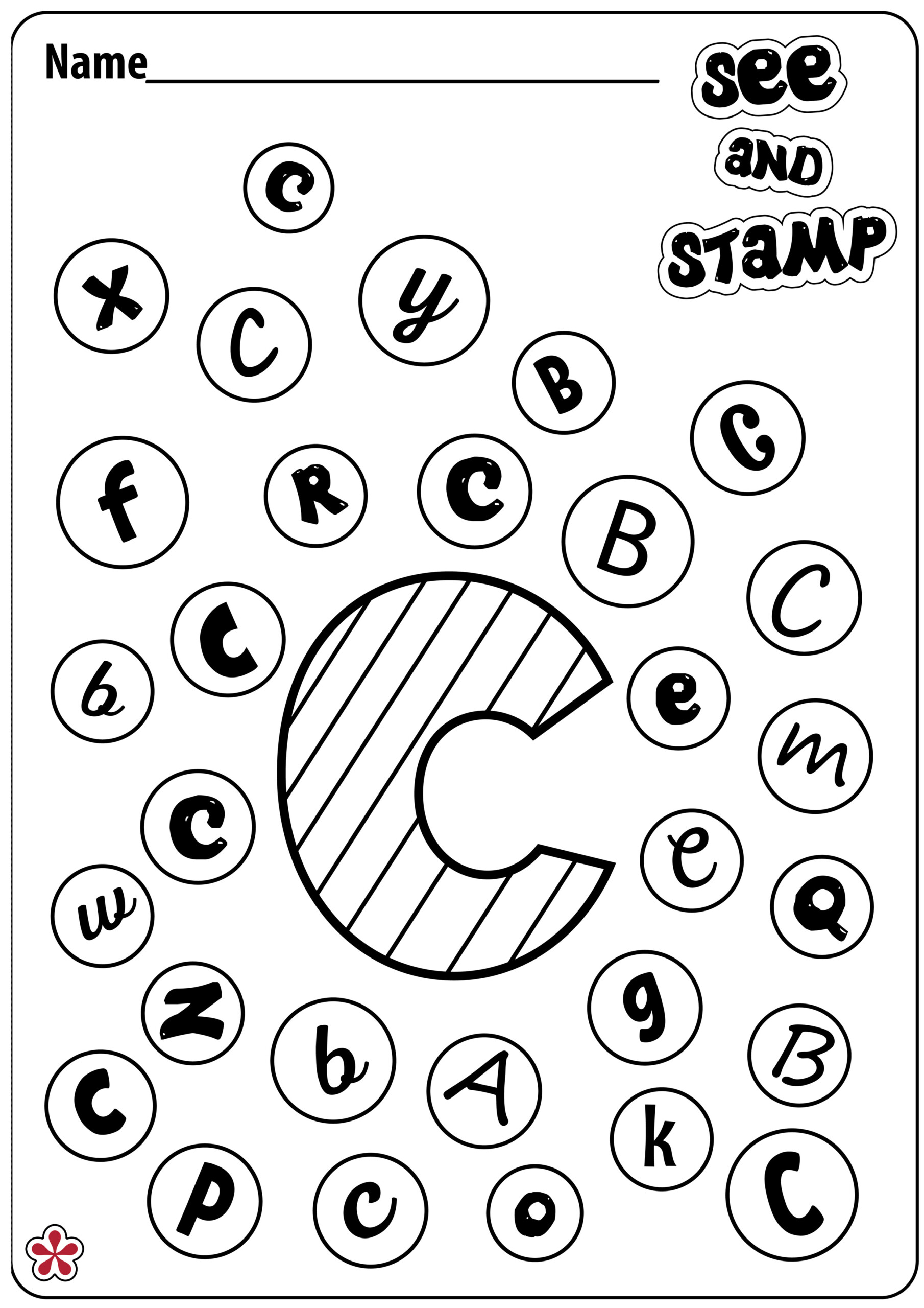 Letter C Tracing Pages