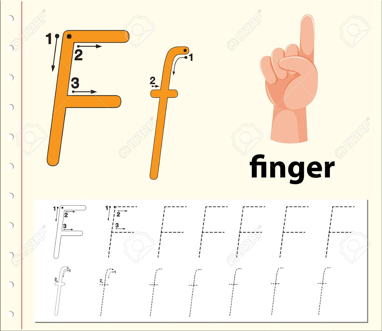 Letter F Tracing Alphabet Worksheets Illustration with regard to Finger Tracing Alphabet Letters