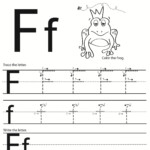 Letter F Worksheet For Preschool And Kindergarten | Activity within Tracing Letter F Worksheets