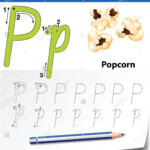 Letter P Tracing Alphabet Worksheets Illustration Stock pertaining to Tracing Letter P Worksheets