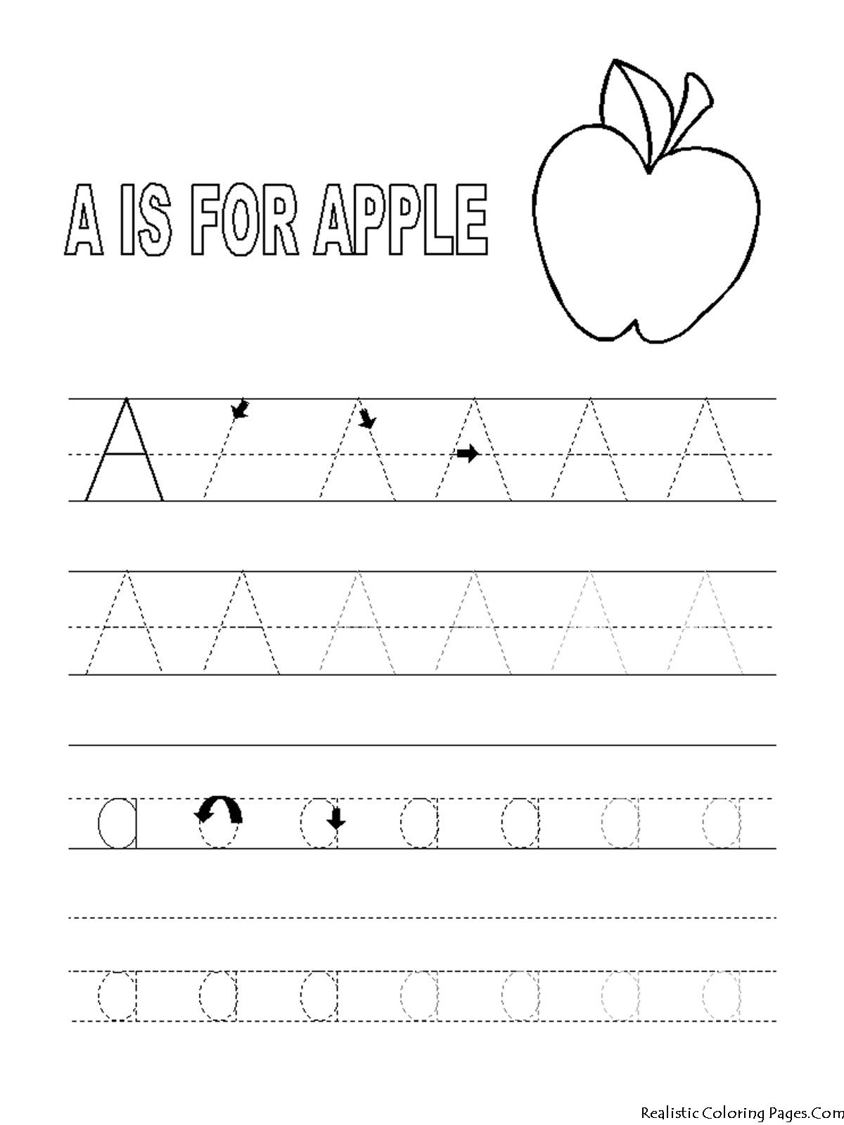 Letter Pages | Color Worksheets For Preschool, Coloring regarding Tracing Letters And Numbers For Toddlers