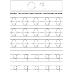 Letter Q Tracing Alphabet Worksheets | Ivy | Tracing Letters pertaining to Tracing Letter Q Worksheets