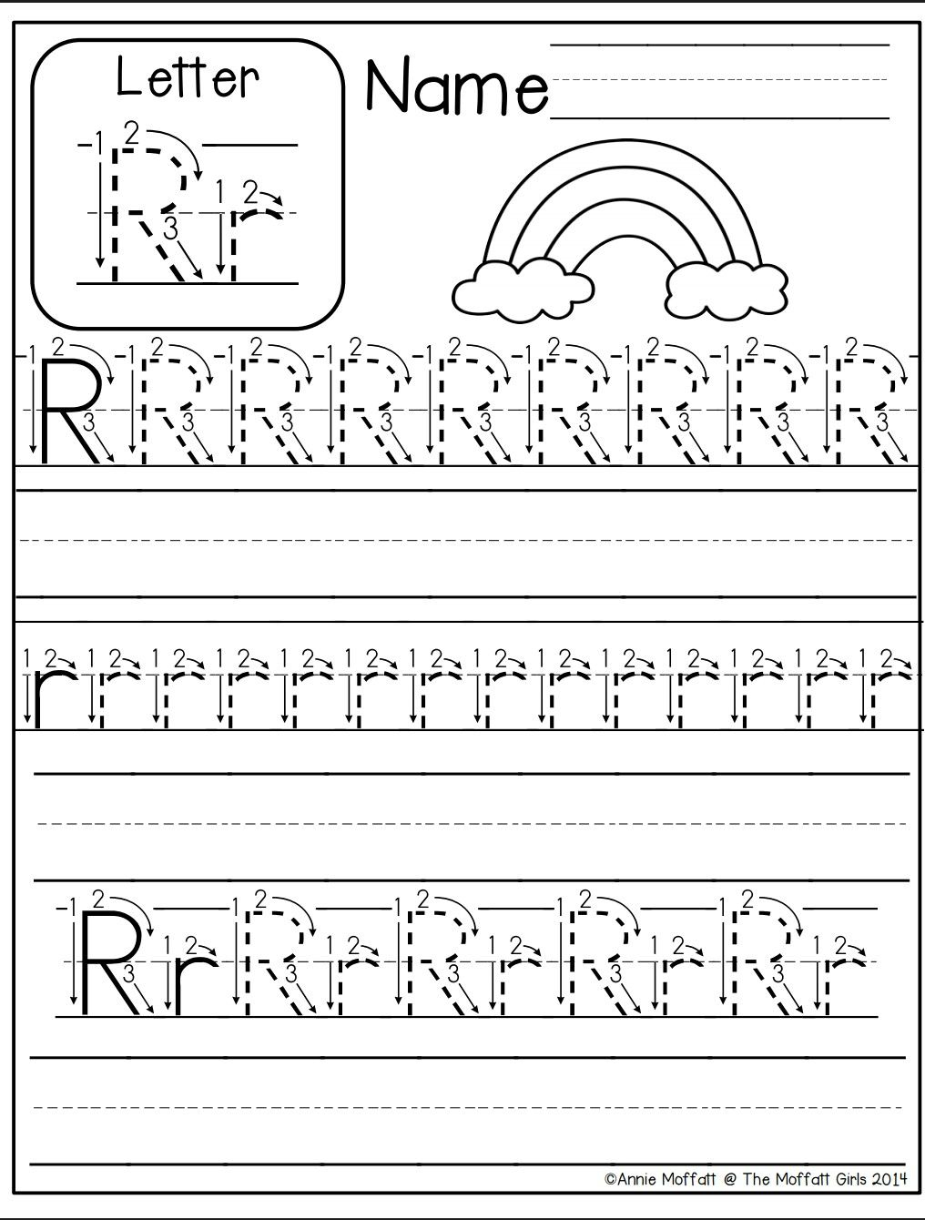 Letter R Worksheet | Preschool Writing, Preschool Worksheets intended for Tracing Letter R Worksheets