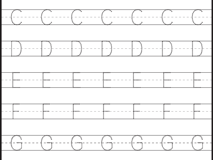 Letter Tracing - 3 Worksheets | Kids Math Worksheets regarding Letter Tracing Worksheets Australia