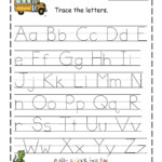 Letter Tracing Template - Wpa.wpart.co with regard to Tracing Letters For Kids