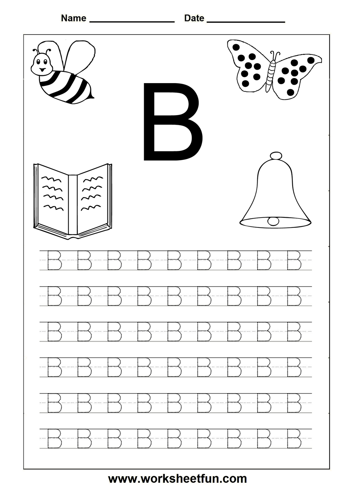 Letter Tracing Worksheets For Kindergarten Capital And Small with How To Teach Tracing Letters