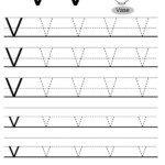 Letter Tracing Worksheets (Letters U - Z) inside Tracing Letter V Worksheets