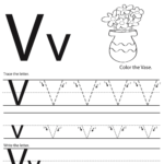 Letter V Worksheets - Kids Learning Activity | Printable within Tracing Letter V Worksheets