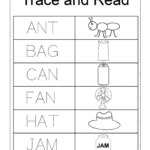 Letter Words Worksheets For En And With V Two In The Middle for Tracing Letters Words Worksheets