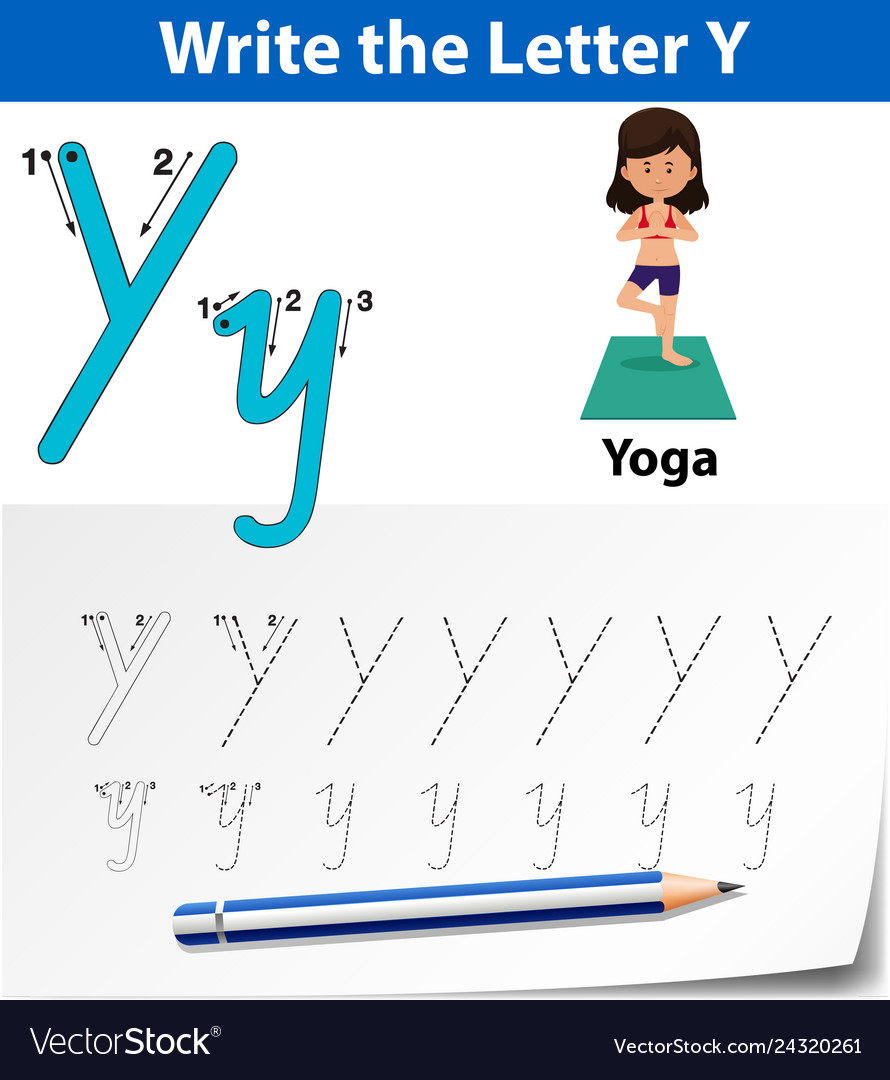 Letter Y Tracing Alphabet Worksheets throughout Tracing Letter Y Worksheets