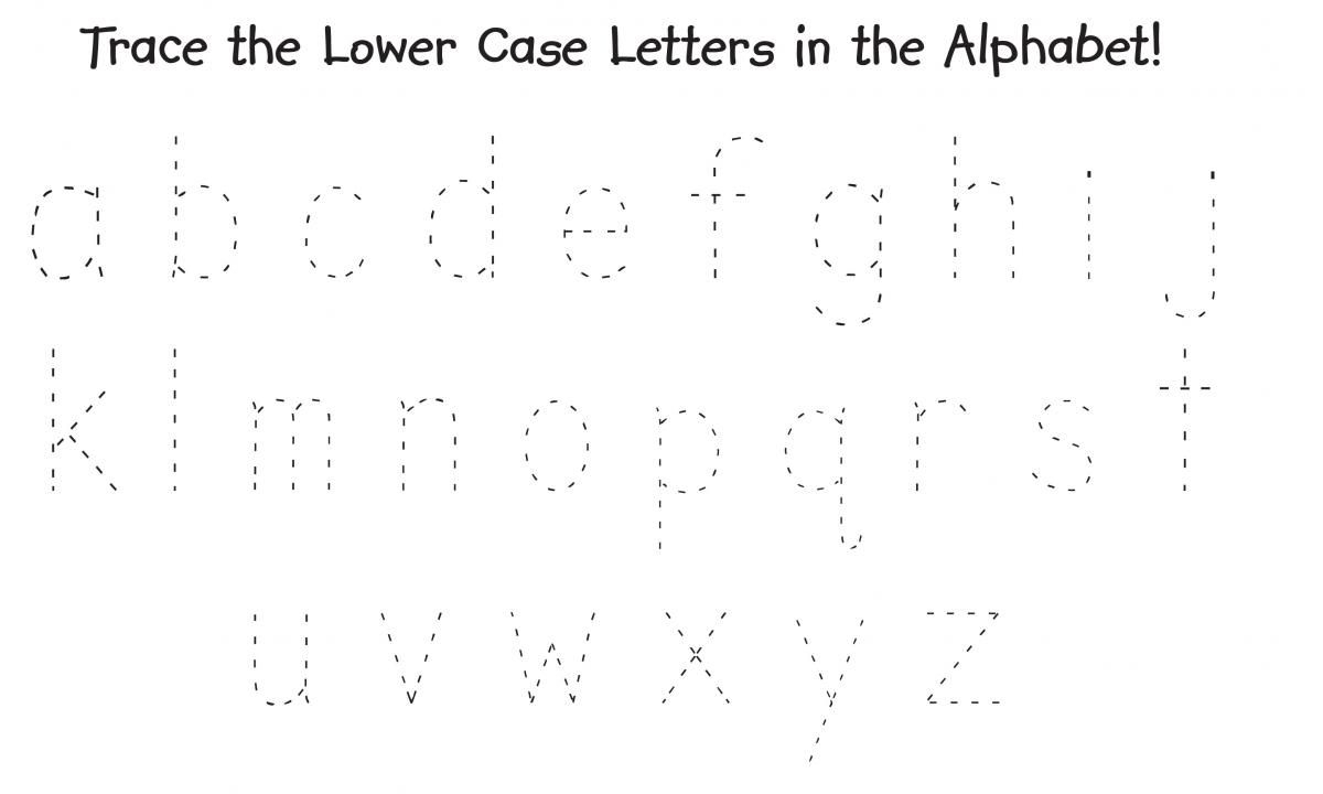 Lowercase Alphabet Tracing - Google Search | Alphabet regarding Tracing Letters Uppercase And Lowercase