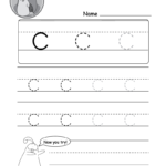 Lowercase Letter &quot;c&quot; Tracing Worksheet - Doozy Moo for Small Letters Alphabet Tracing Sheets