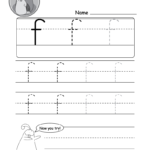 Lowercase Letter &quot;f&quot; Tracing Worksheet - Doozy Moo in Tracing Dotted Letters Worksheets