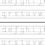 Lowercase Letter Tracing - 1 Worksheet | Letter Tracing for Lower Case Letters Tracing Sheets