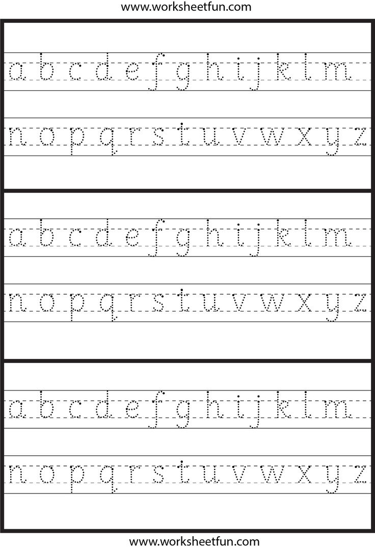 Lowercase Letter Tracing | Kids Activities for Tracing Lowercase Letters