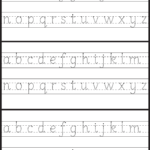 Lowercase/ Small Letter Tracing Worksheet | Letter Tracing for Tracing Small Letters