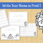 Name Tracing Handwriting Worksheet | Personalized Name intended for Letter Tracing Worksheets Custom