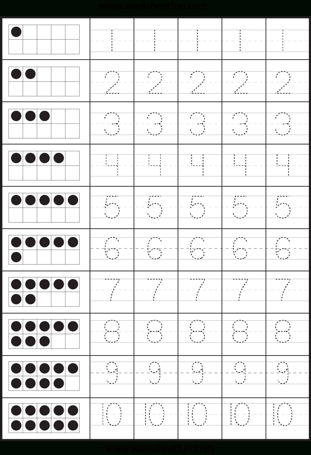 Number Tracing Worksheets | Preschool Worksheets throughout Preschool Worksheets Tracing Letters And Numbers