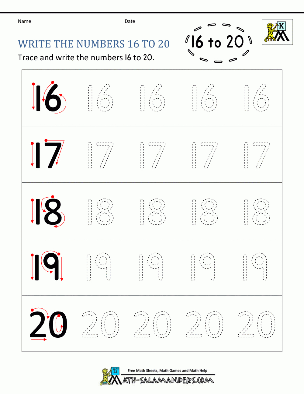 Numbers Able Worksheets Free Tracing Letters And Ordinal with regard to Tracing Letters And Numbers Printable Free