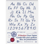 Pacon D'nealian Manuscript Chart Tablet, 24 X 32 Inches, 2 throughout D&amp;#039;nealian Letter Tracing Worksheets
