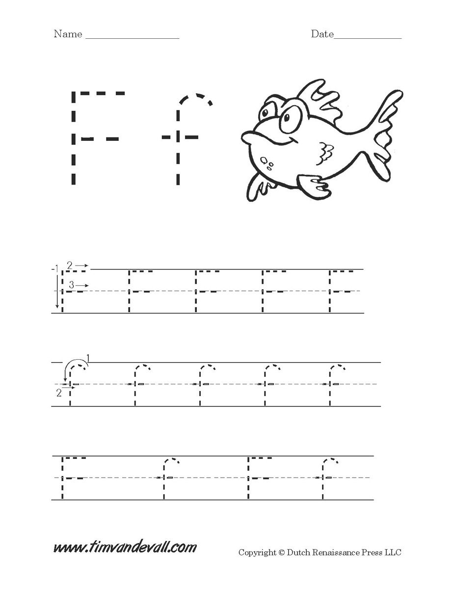 Pin About Handwriting Worksheets On Home Schooling with Tracing Letter F Worksheets Preschool