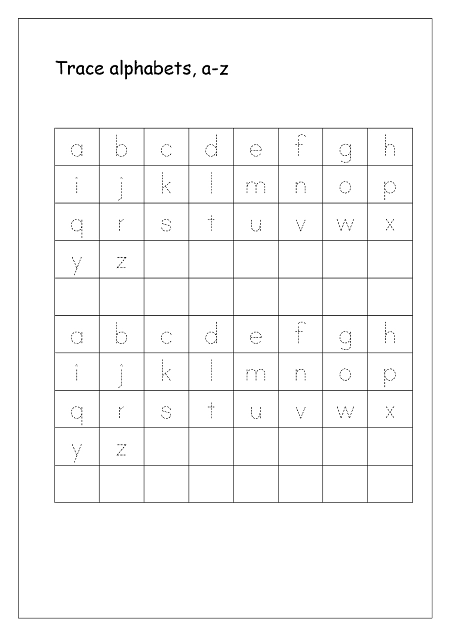 Pin On Printable Educational Alphabet pertaining to Hollow Letters For Tracing