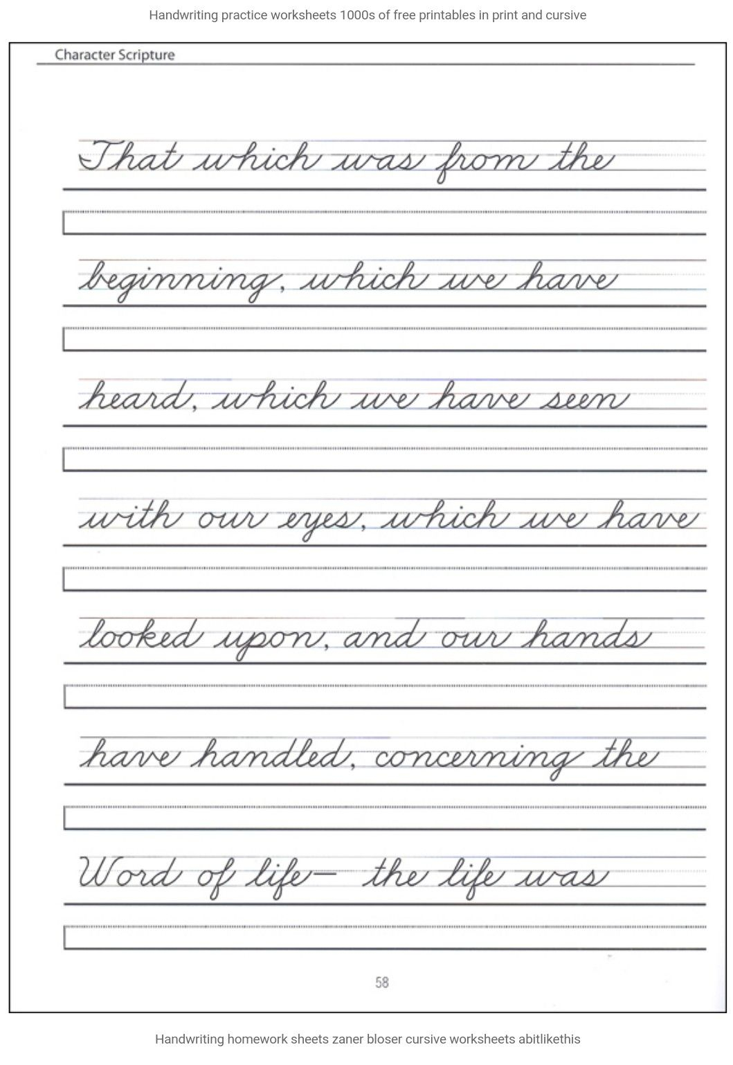 Script Tracing Letters | TracingLettersWorksheets.com