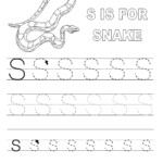 Pindiana Reid On Toddler Time | Letter S Worksheets intended for Children&amp;#039;s Tracing Letters