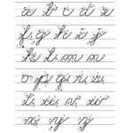 Practice-Cursive-Writing-The-Alphabet Lower And Upper Case with regard to Tracing Cursive Letters Practice