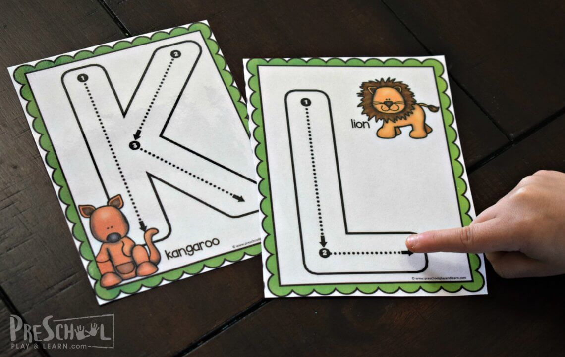 Practicing Tracing Letters With Your Finger For Letter K Is in Finger Tracing Letters