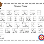 Preschool Printablesalphabet Tracing Sheet From for Letter Tracing Worksheets Uk