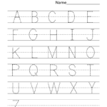 Preschool Rksheets Pdf Kindergarten Free Download Alphabet inside Tracing Alphabet Letters Pdf