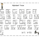 Preschool Tracing Letter | Preschool Worksheets, Abc Tracing in Free Printable Abc Tracing Letters