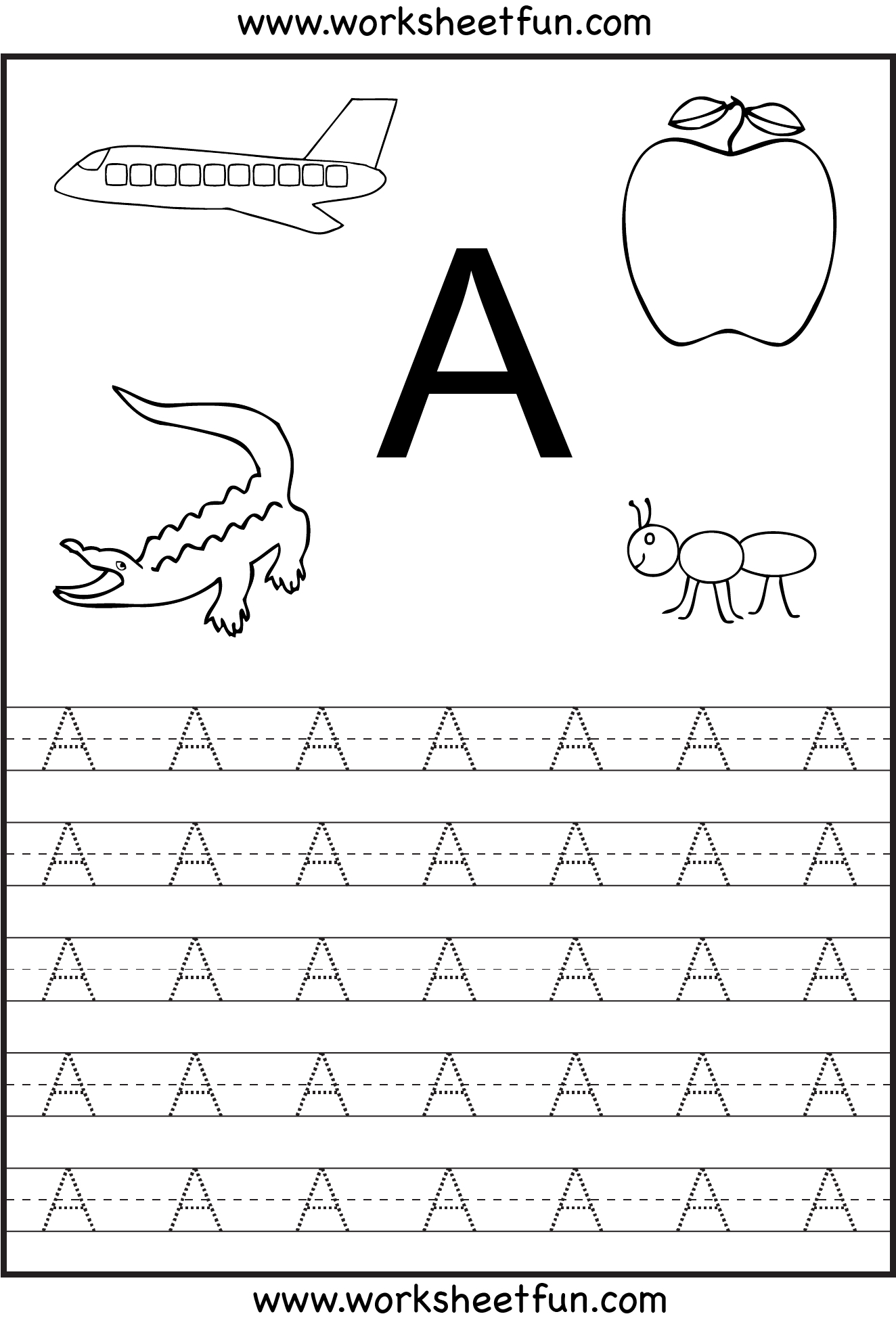 Preschool Tracing Orksheets Pdf Kids Free Printing Alphabet pertaining to Letter Tracing Worksheets Kindergarten Pdf