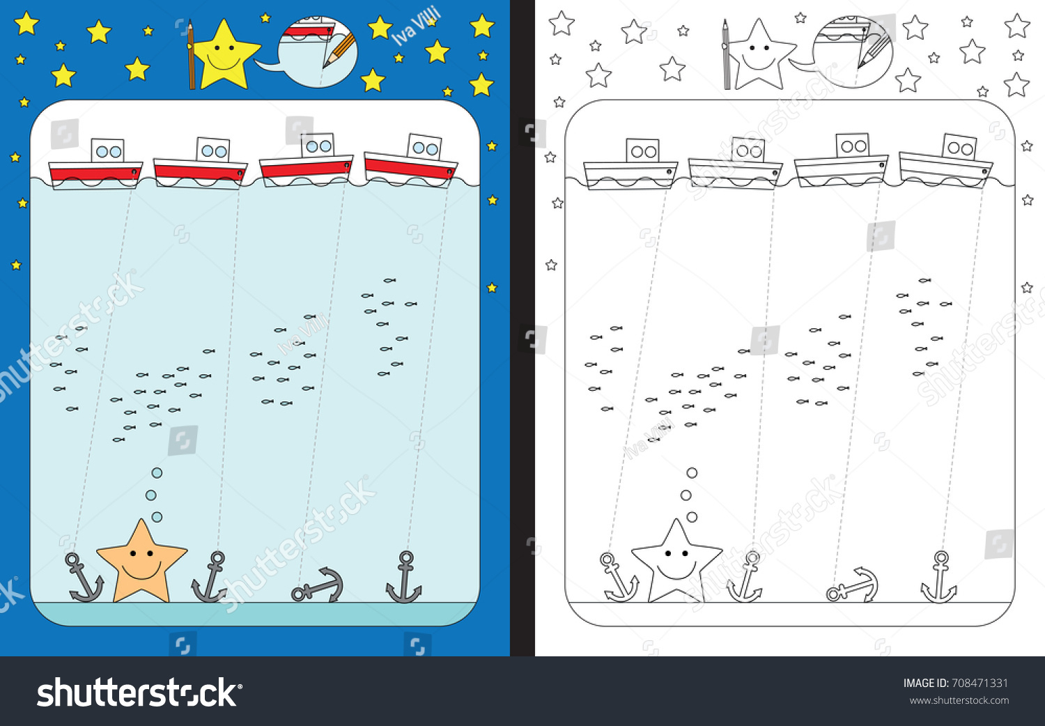 Preschool Worksheet Practicing Fine Motor Skills Stock pertaining to Graphomotor Activity Tracing Letters