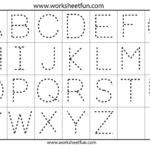 Preschool Worksheets Alphabet Tracing Letter A | Printable with Pre K Tracing Letters Worksheets