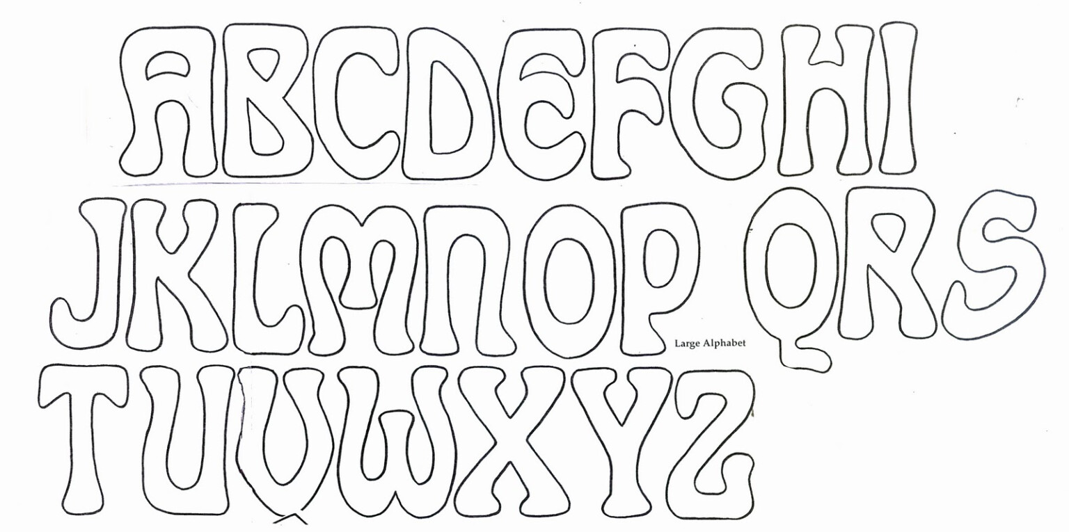 Bubble Tracing Letters Printable - TracingLettersWorksheets.com