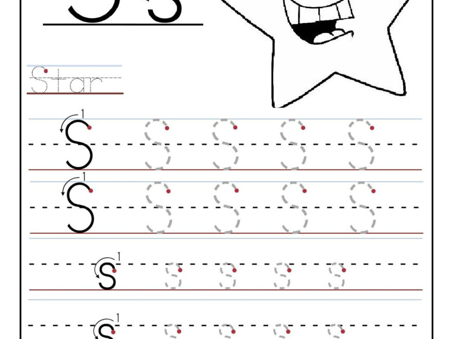 Printable Cursive Alphabet Worksheets Abitlikethis for S Letter Tracing Worksheet