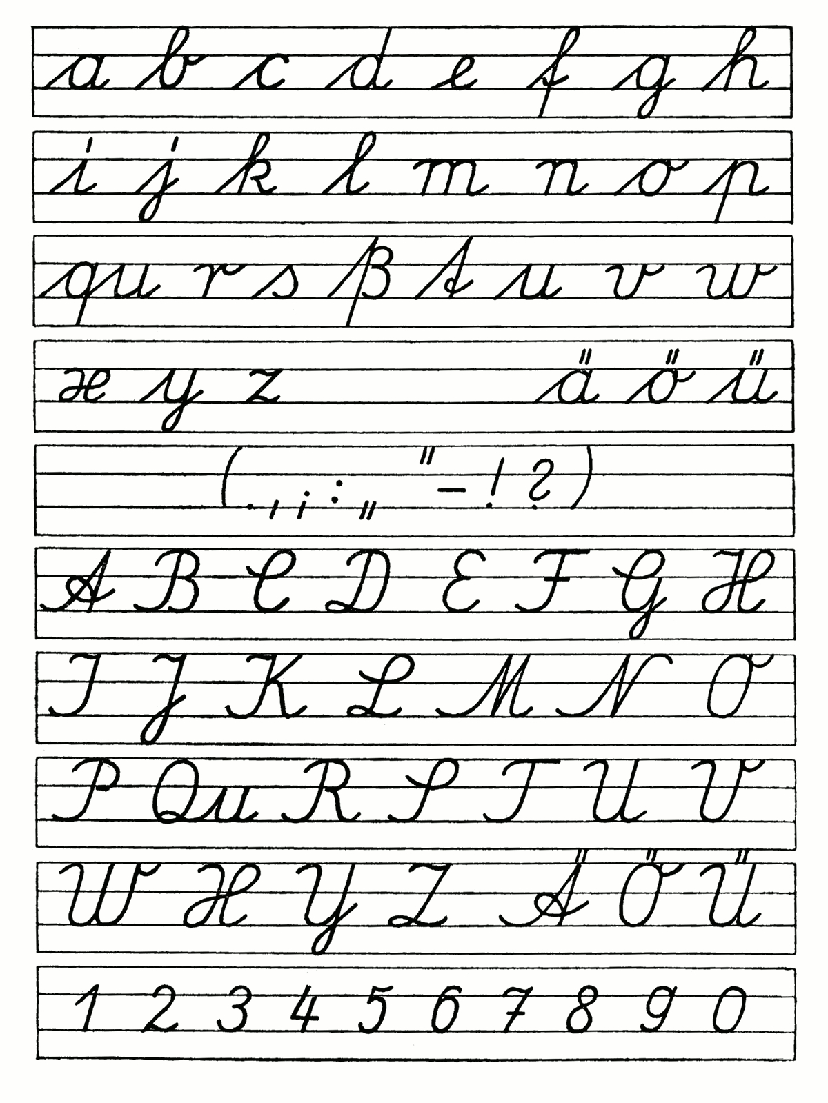 Tracing Cursive Letters Pdf | TracingLettersWorksheets.com