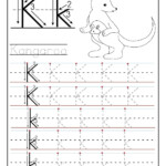Printable Letter K Tracing Worksheets For Preschool | Letter intended for Tracing Letter K Worksheets