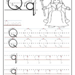 Printable Letter Q Tracing Worksheets For Preschool inside Tracing Letter Q Worksheets
