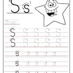 Printable Letter S Tracing Worksheets For Preschool Free within Tracing Letters Child&amp;#039;s Name