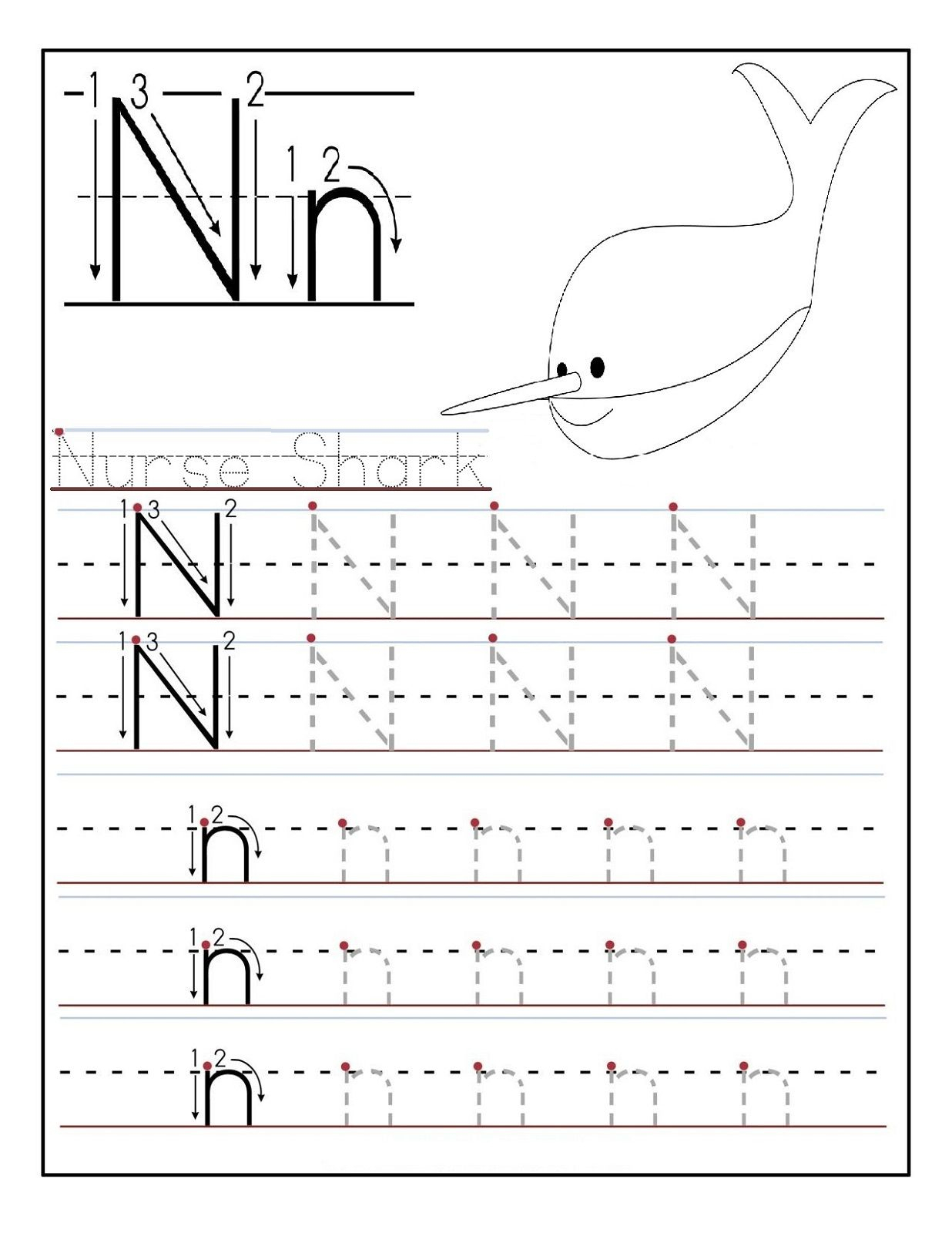Printable Preschool Worksheet Letter Numbers | Printable within Tracing Worksheets Letters And Numbers
