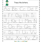 Printable Sheets For Preschoolers Alphabet Handwriting pertaining to Dot Letters For Tracing Names
